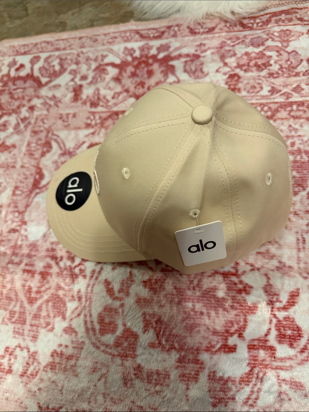 ALO Yoga Nude-Beige Logo Baseball Cap - Picture 2 of 7